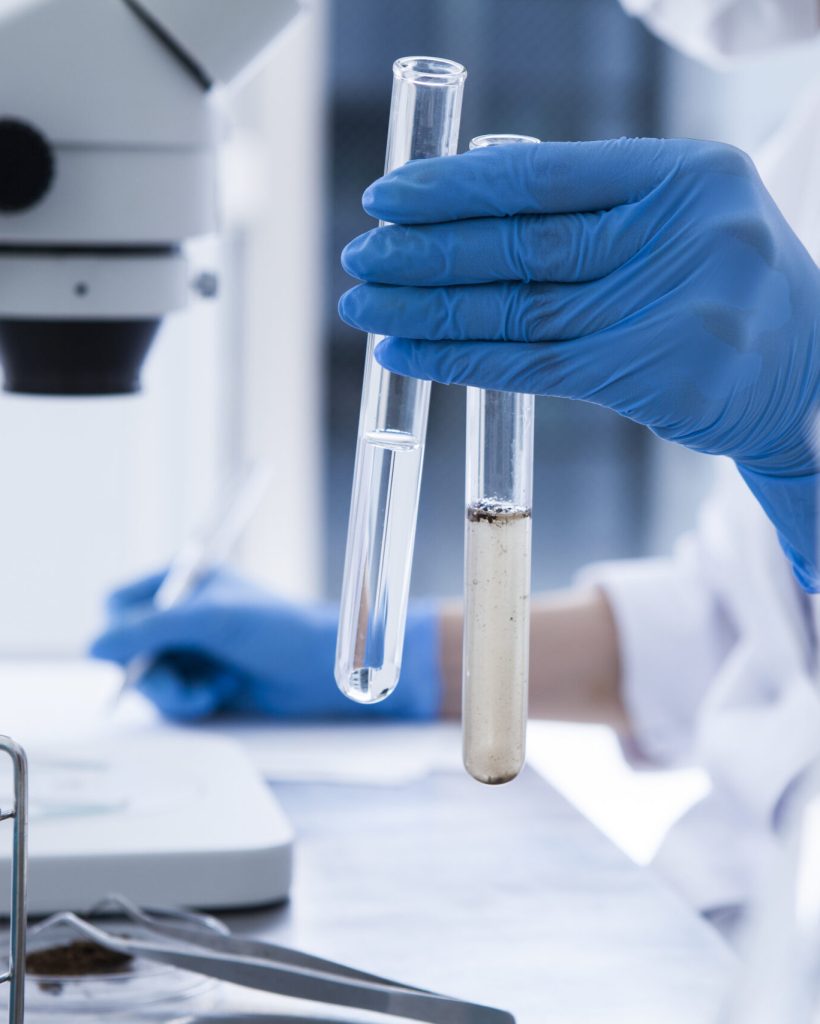 Women have a water quality survey